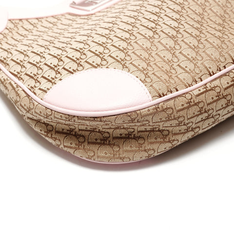 Christian Dior Street Chic Canvas 2006 Hobo 单肩包 单肩包 粉色 WS26205