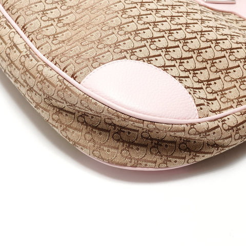 Christian Dior Street Chic Canvas 2006 Hobo 单肩包 单肩包 粉色 WS26205
