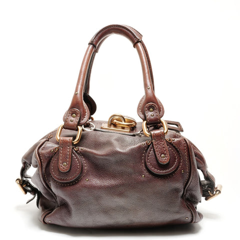 Chloeパディントン  ブラウン 中古・古着通販】Chloe (クロエ) PADDINGTON SHOULDER BAG