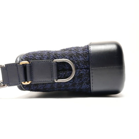 CHANEL Gabriel de Tweed Logo No. 24 2017-2018 单肩包 海军蓝 WS26209