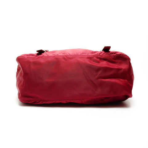 PRADA Nylon Messenger Bag Umhängetasche Rot WS26211