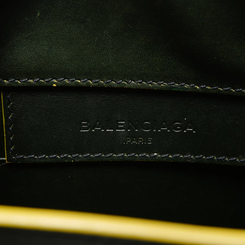 BALENCIAGA Paper Mini A6 Leather 2way Handbag green WS26212