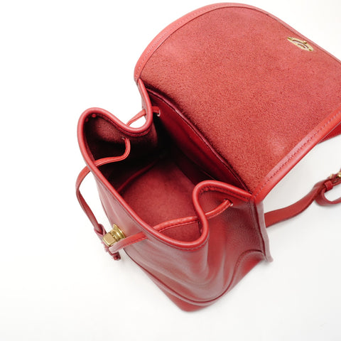 COACH Leder 9960 Rucksack Daypack Rot WS26218