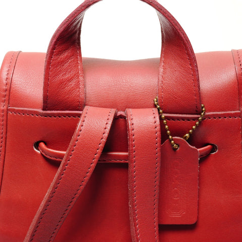 COACH Leder 9960 Rucksack Daypack Rot WS26218