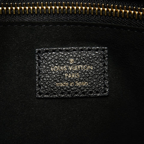 LOUIS VUITTON Neverfull MM Monogramm Empreinte Einkaufstasche schwarz WS26220