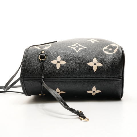 LOUIS VUITTON Neverfull MM Monogramm Empreinte Einkaufstasche schwarz WS26220