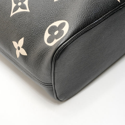 LOUIS VUITTON Neverfull MM Monogramm Empreinte Einkaufstasche schwarz WS26220