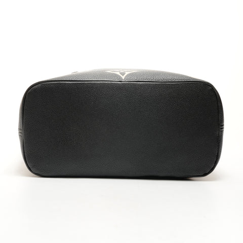 LOUIS VUITTON Neverfull MM Monogramm Empreinte Einkaufstasche schwarz WS26220