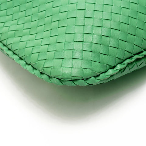 BOTTEGAVENETA INTRECCIATO hobo leather Handbag green WS26223