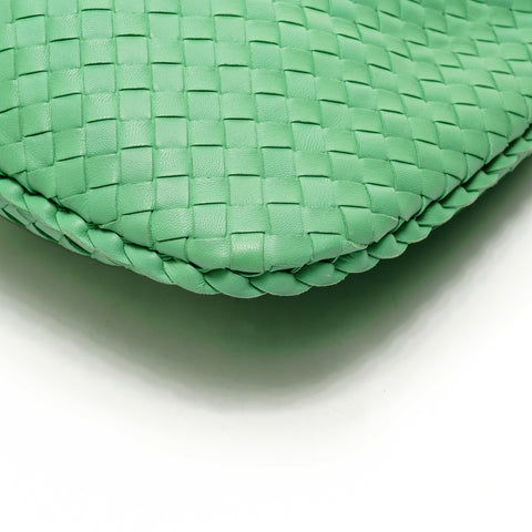 BOTTEGAVENETA INTRECCIATO hobo leather Handbag green WS26223