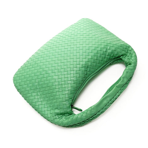BOTTEGAVENETA INTRECCIATO hobo leather Handbag green WS26223