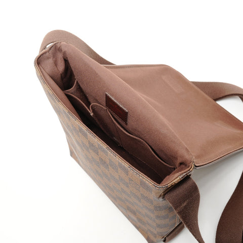 LOUIS VUITTON 2008 Damier Brooklyn PM Shoulder Bag Brown WS26224