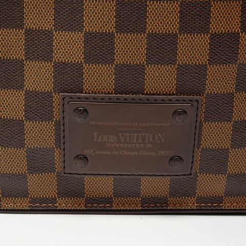 LOUIS VUITTON 2008 Damier Brooklyn PM Shoulder Bag Brown WS26224