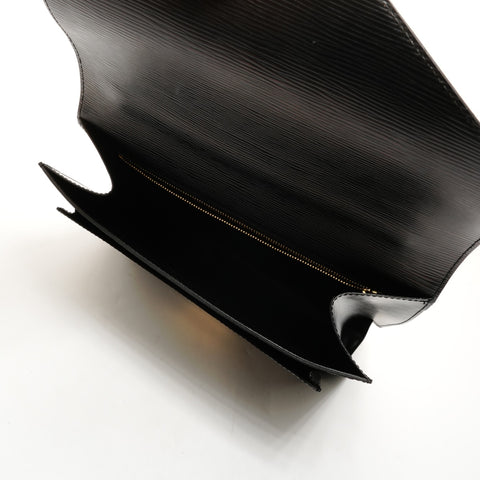 LOUIS VUITTON Epi Pochette Serie Dragonne manufactured in 2000 Shoulder Bag black WS26226