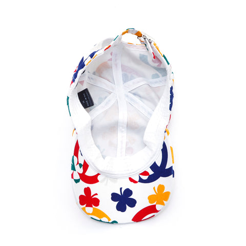Chanel CHANEL Clover Icon Coco Mark 2000s Cap Cotton White x Multicolor WS2622