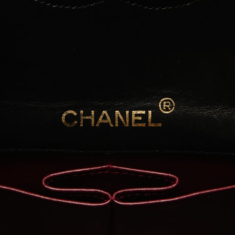 CHANEL No. 1 1989-1991 Mini Matelasse Lambskin Matelasse Shoulder Bag black WS26230