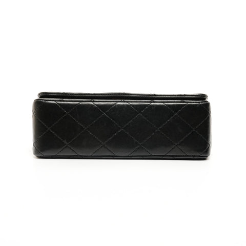 CHANEL No. 1 1989-1991 Mini Matelasse Lambskin Matelasse Shoulder Bag black WS26230