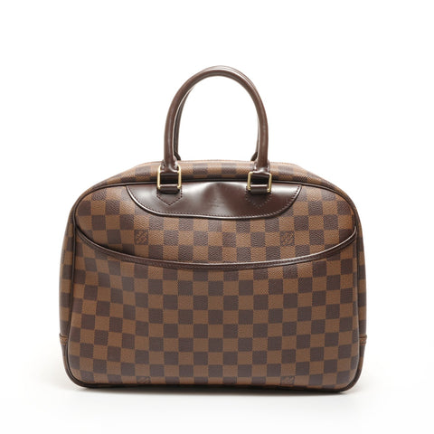 LOUIS VUITTON SPO Deauville 波士顿包 手提包 棕色 WS26232