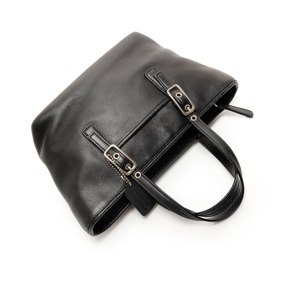 COACH Leather Mini 9846 Old Handbag black WS26235 – NUIR VINTAGE