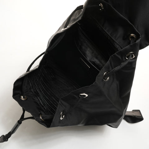 PRADA 尼龙三角标志背包背包黑色 WS26236