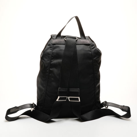 PRADA 尼龙三角标志背包背包黑色 WS26236