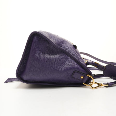 PRADA 2way 皮革手提包 紫色 WS26237