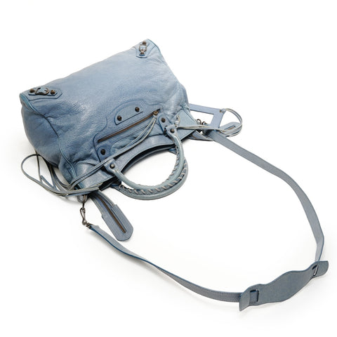 BALENCIAGA 经典 City 2way 手提包 蓝色 WS26238