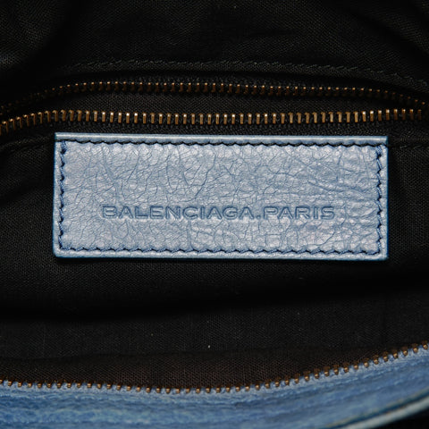 BALENCIAGA 经典 City 2way 手提包 蓝色 WS26238