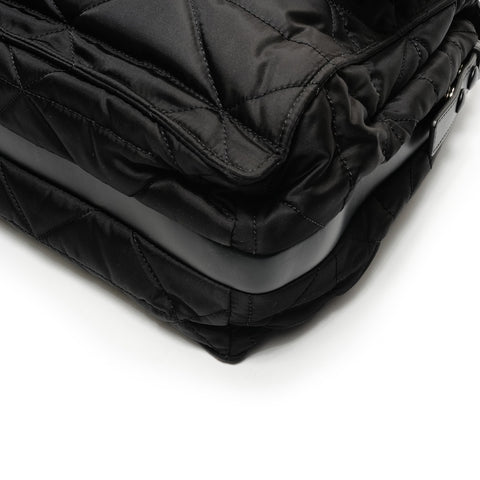 PRADA 再生尼龙绗缝斜挎包 单肩包 黑色 WS26240