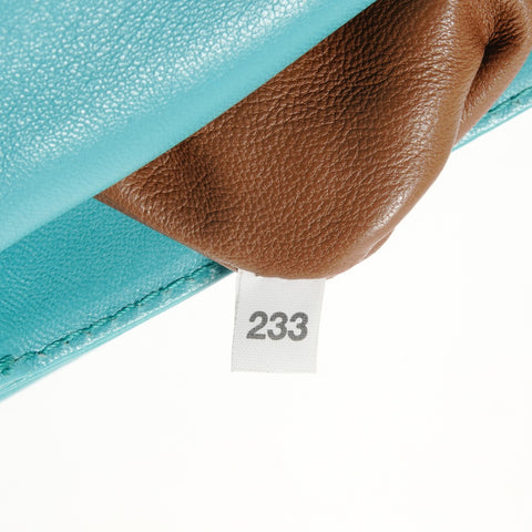 PRADA 纳帕高脚杯 Nero 褶皱单肩包 蓝色 WS26241