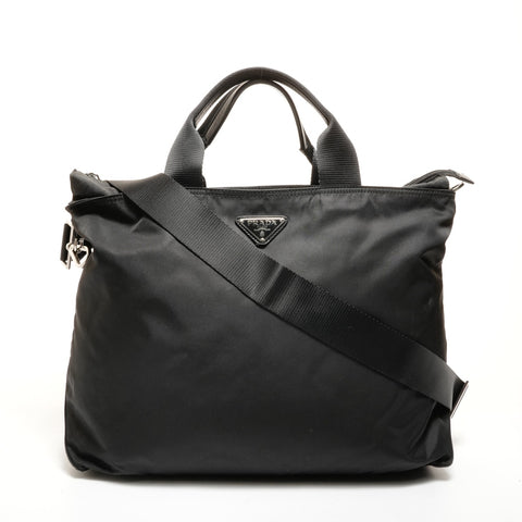 PRADA 尼龙 2 向手提包 单肩包 黑色 WS26244