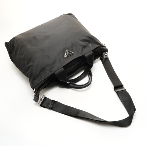 PRADA 尼龙 2 向手提包 单肩包 黑色 WS26244