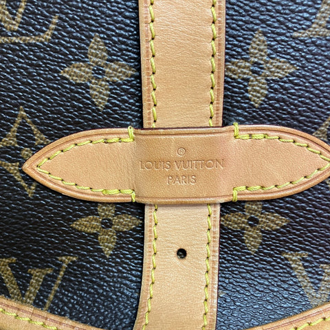 路易威登 2012 Saumur 30 Monogram 单肩包 棕色 WS26247