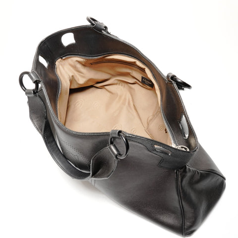 CARTIER Leder 2C Marcello Do Handtasche schwarz WS26251