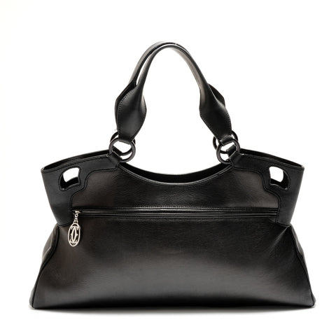 CARTIER Leder 2C Marcello Do Handtasche schwarz WS26251