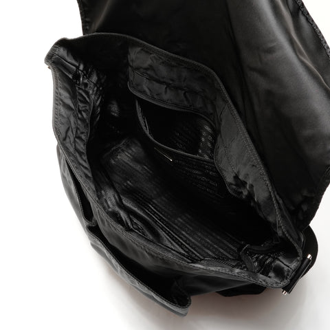 PRADA Nylon Messenger Bag Umhängetasche schwarz WS26252