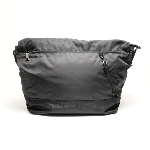 PRADA Nylon Messenger Bag Umhängetasche schwarz WS26252