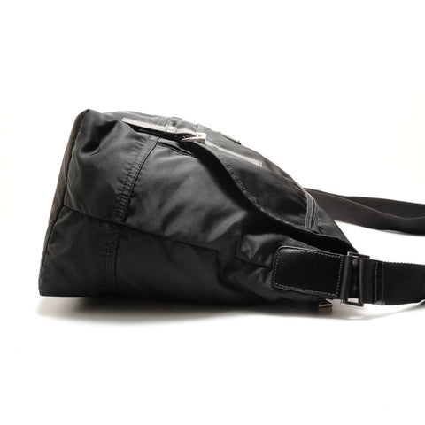 PRADA Nylon Messenger Bag Umhängetasche schwarz WS26252