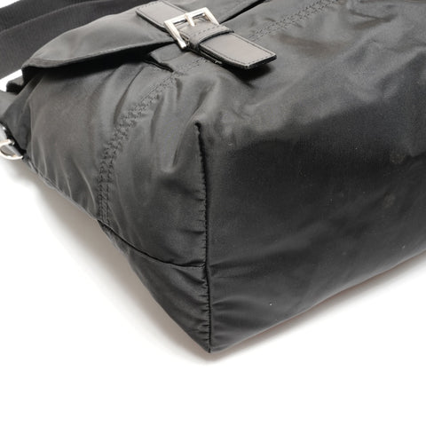 PRADA Nylon Messenger Bag Umhängetasche schwarz WS26252