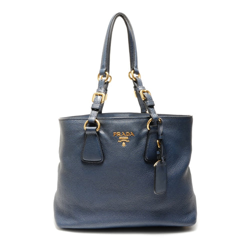 Sac fourre-tout en cuir PRADA Marine WS26253