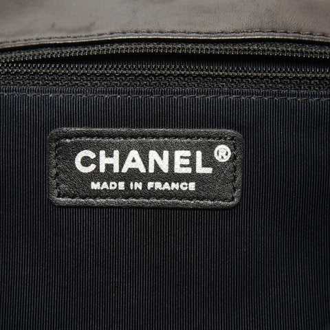 CHANEL Lambskin Hula Hoop No. 18 2013-2014 Shoulder Bag black WS26257