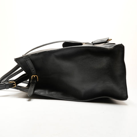 BALENCIAGA 2way Padlock All Afternoon Handbag black WS26259
