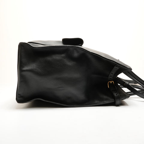 BALENCIAGA 2way Padlock All Afternoon Handbag black WS26259