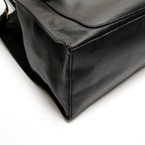 BALENCIAGA 2way Padlock All Afternoon Handbag black WS26259