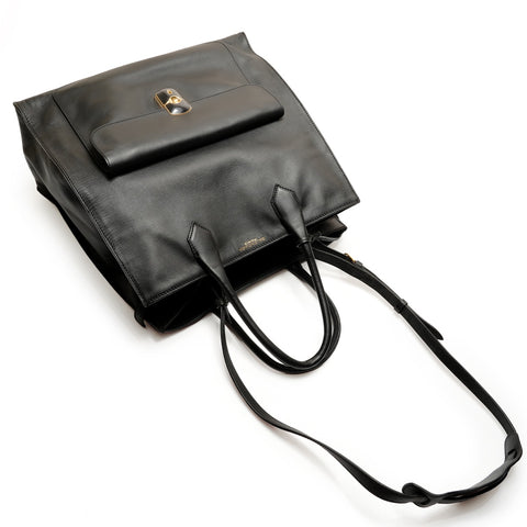 BALENCIAGA 2way Padlock All Afternoon Handbag black WS26259