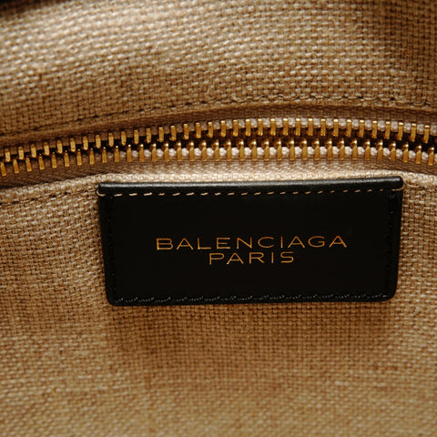 BALENCIAGA 2way Padlock All Afternoon Handbag black WS26259