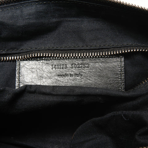 BALENCIAGA The Day Leather Shoulder Bag black WS26260