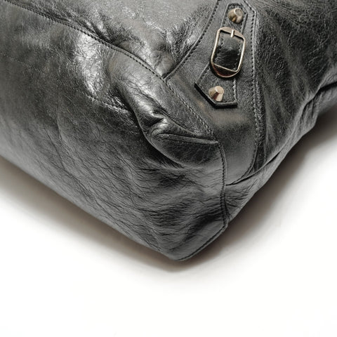 BALENCIAGA The Day Leather Shoulder Bag black WS26260