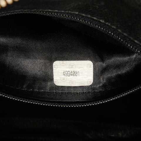 CHANEL Nr. 4 1996-1997 Caviar Turnlock Backpack Daypack schwarz WS26262