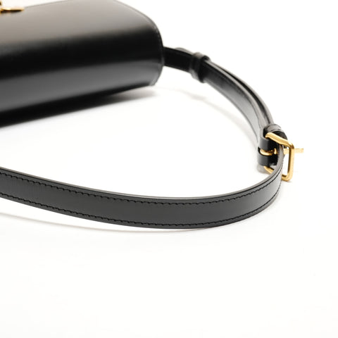 CELINE Triomphe Leder One Belt Umhängetasche schwarz WS26263